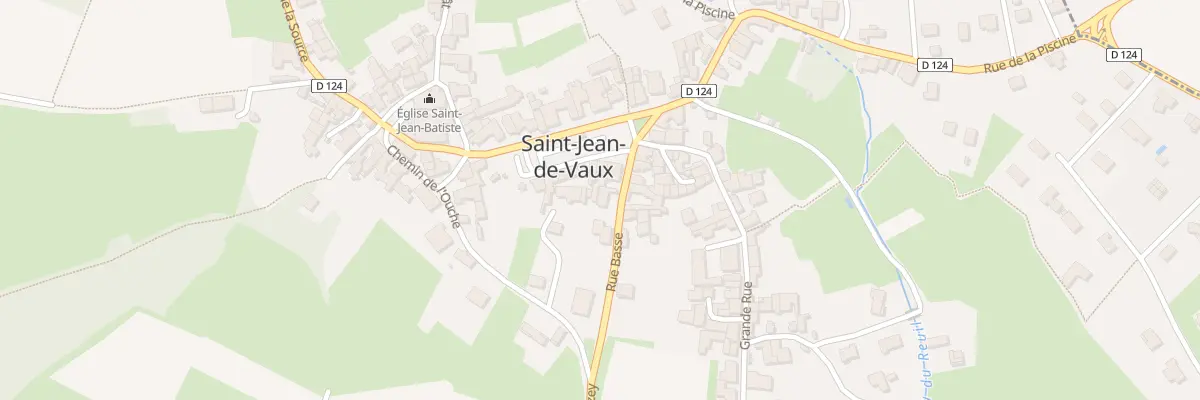 Plan du 5054 Rue Basse à Saint-Jean-de-Vaux