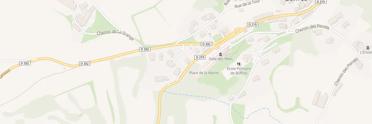 Plan du 23 Rue des Fontaines à Boffres