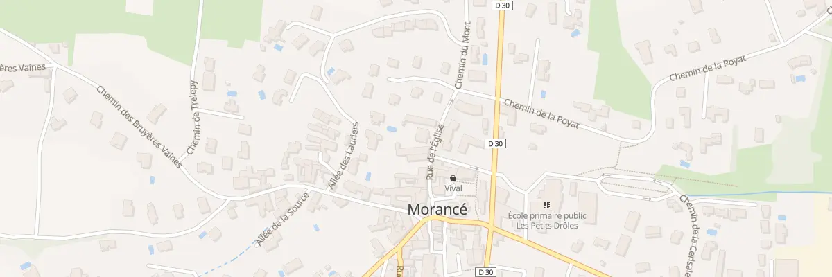 Plan du 6 Rue de l’Eglise à Morancé
