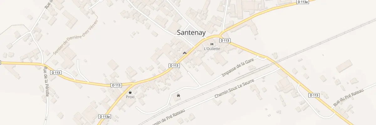 Plan du 5 Rue Chauchien à Santenay