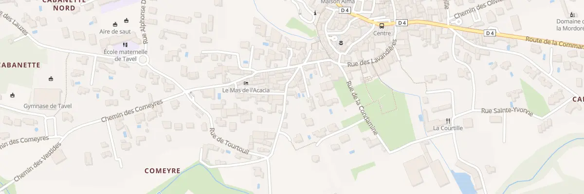 Plan du 5256 Rue de la Combe à Tavel