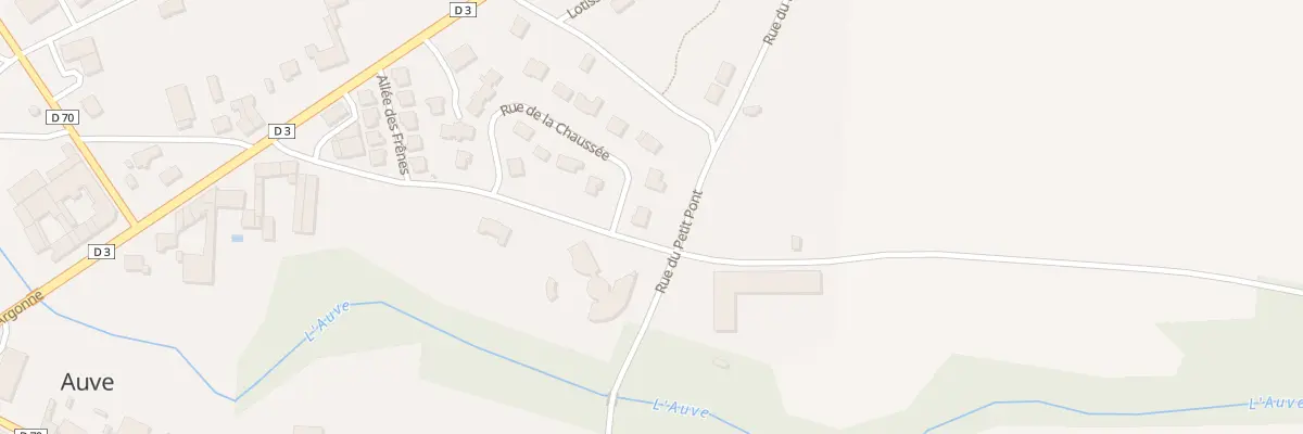 Plan du 15 Rue de la Chaussée à Auve