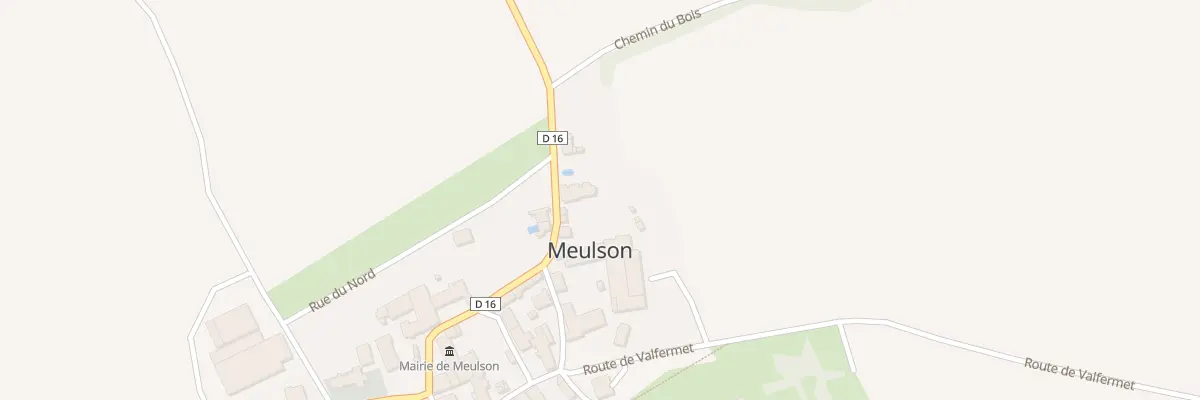 Plan du 9001 Rue Chateau Luart à Meulson
