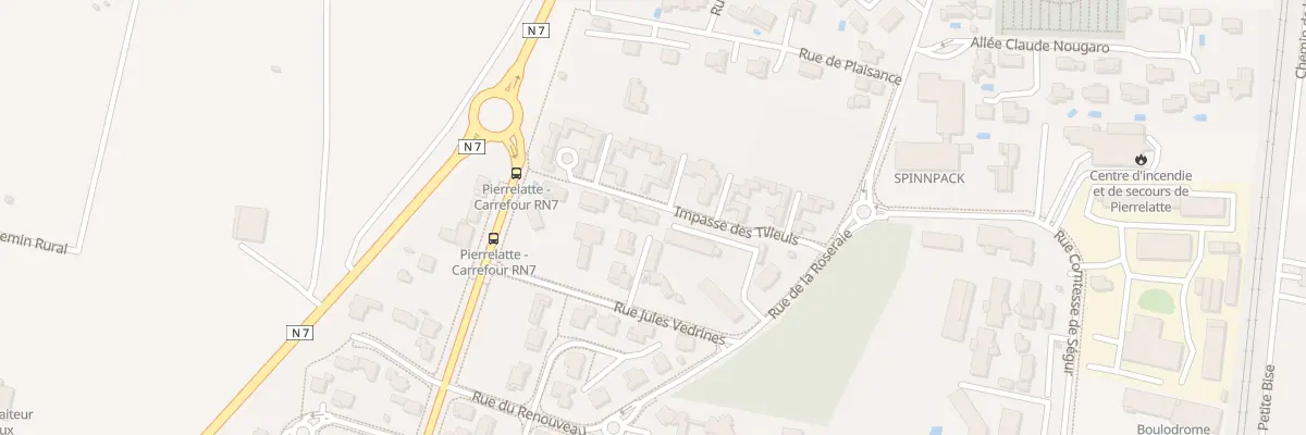 Plan du 4 All des Astrees à Pierrelatte