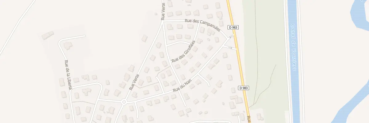 Plan du 4 Rue des Giroflées à Vouziers