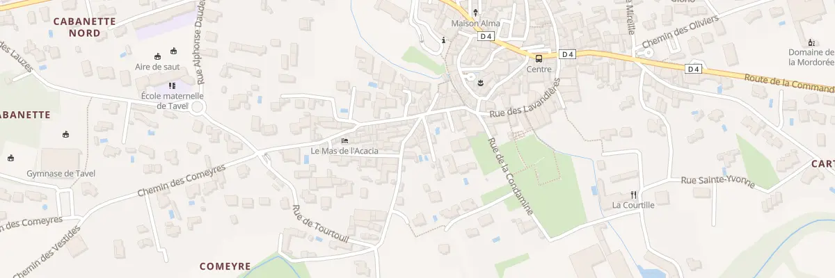 Plan du 5252 Rue de la Combe à Tavel