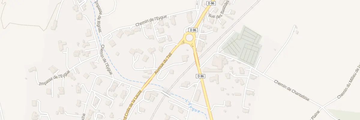 Plan du 53 Av du Teil à Rochemaure