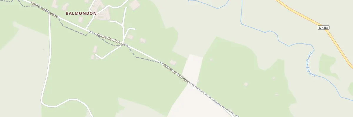 Plan du 3231 Rte de Cloyeux - Andeol à Beauvallon