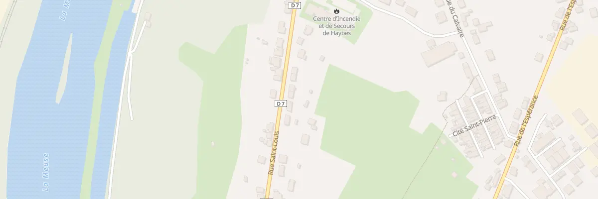 Plan du 71 Rue Saint-louis à Haybes