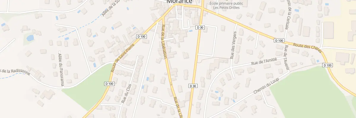Plan du 105 Rue de la Libération à Morancé