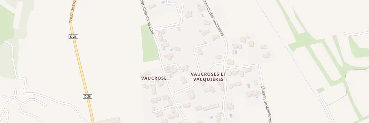 Plan du 446 Ach Ancien Chemin de Lirac à Tavel