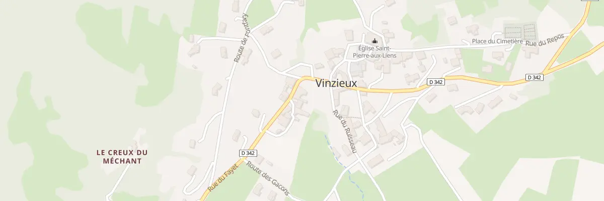 Plan du 4 Rue du Ruisseau à Vinzieux