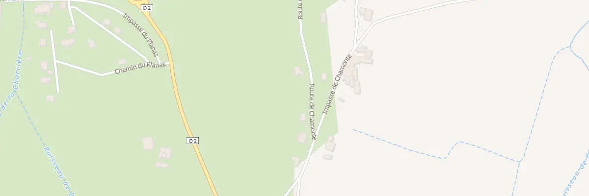 Plan du 295 Rte de Chamonte à Saint-Lager-Bressac