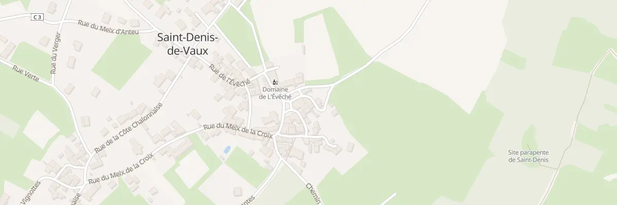 Plan du 10 Pl de l’Évêché à Saint-Denis-de-Vaux