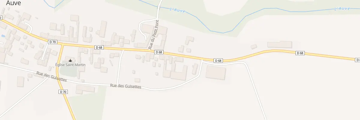 Plan du 24 Rue St Martin à Auve