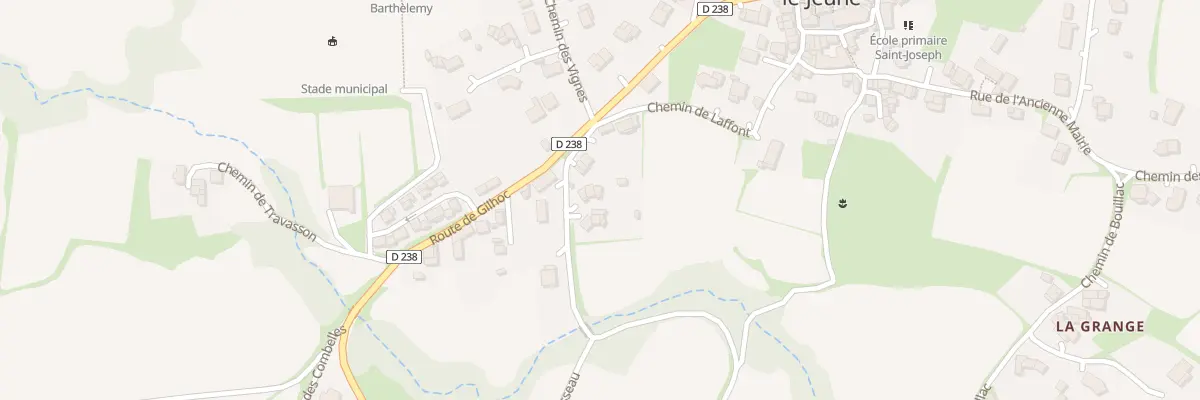 Plan du 75 Che de Bosc à Colombier-le-Jeune