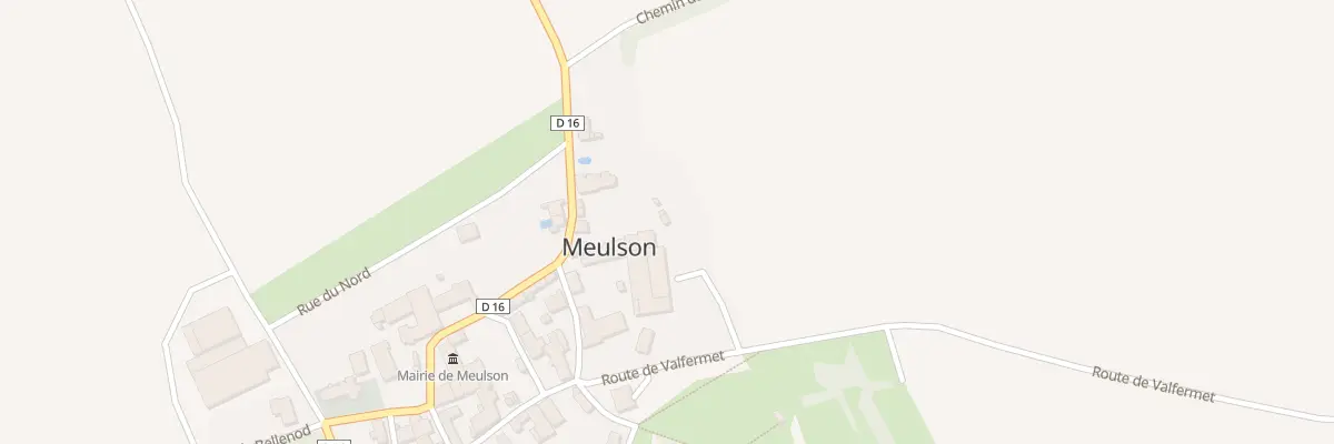 Plan du 9001A Rue Chateau Luart à Meulson