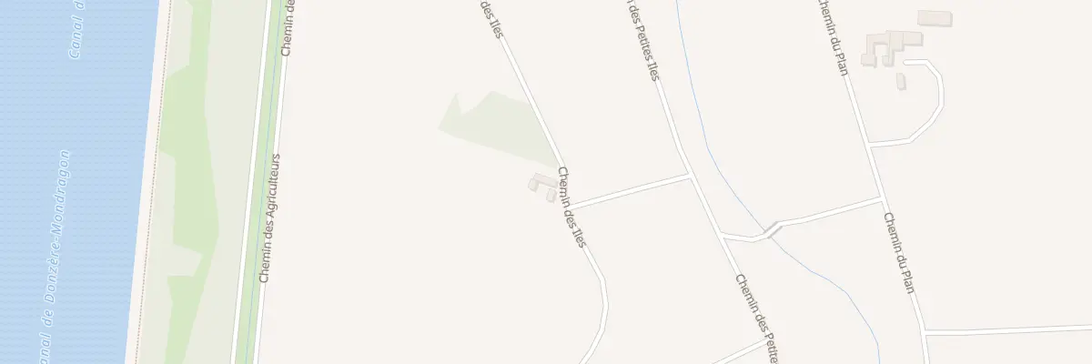Plan du 9001 Les Iles Sud à Donzère