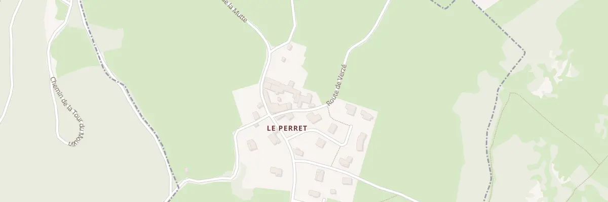 Plan du 5143 Le Perret à Berzé-la-Ville