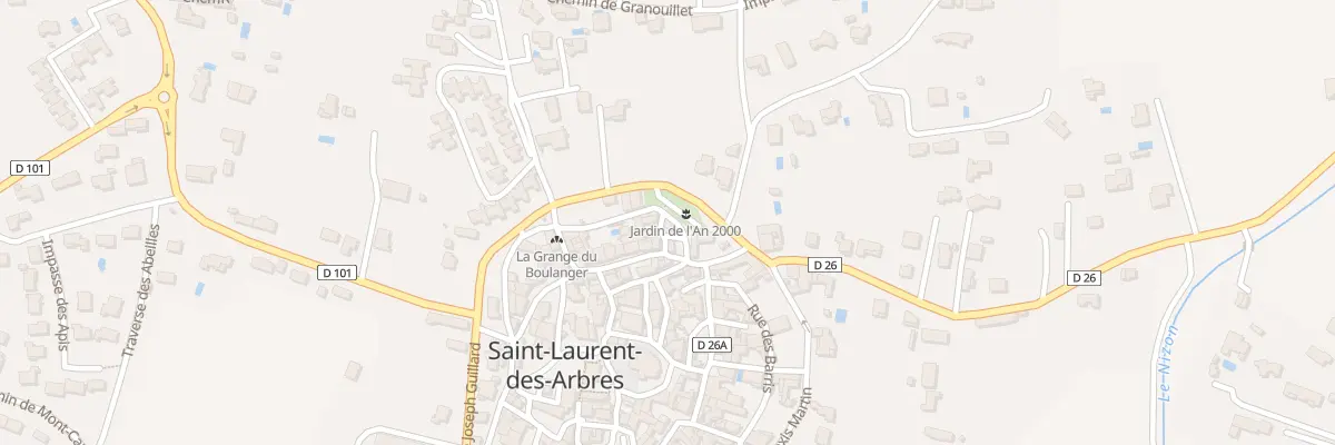 Plan du 5101 Pl des Douves à Saint-Laurent-des-Arbres