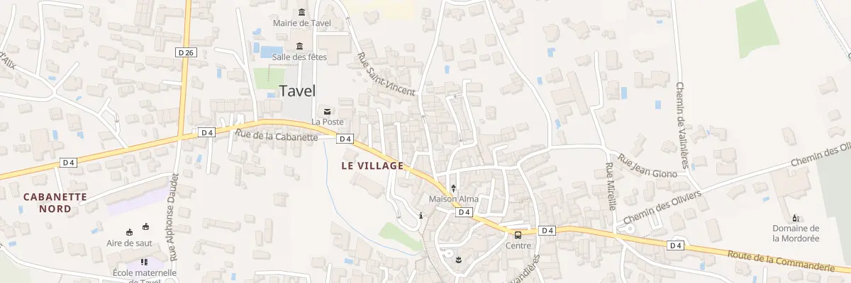 Plan du 5084 Rue du Moulin à Vent à Tavel
