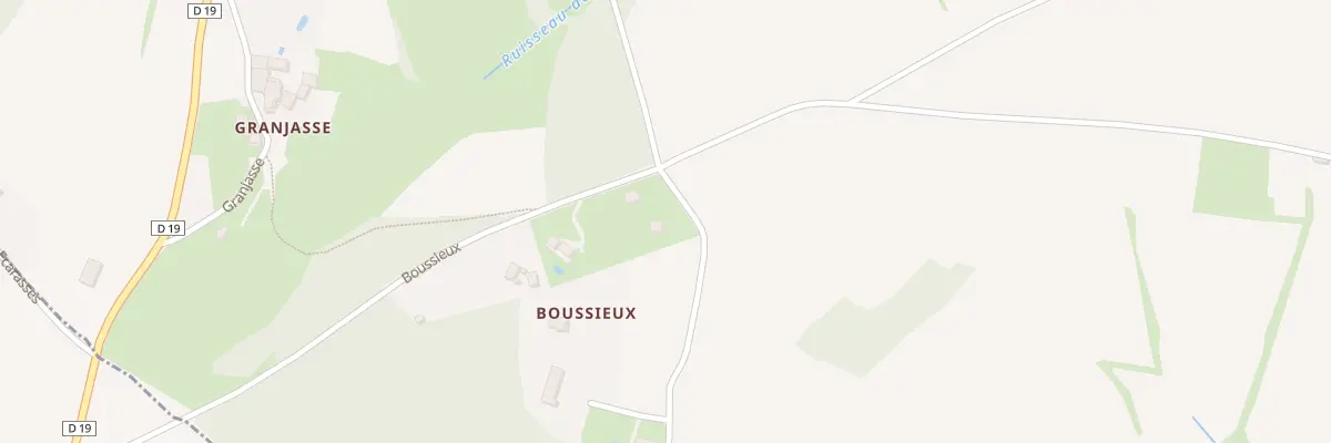 Plan du 4 Boussieux à Chuyer