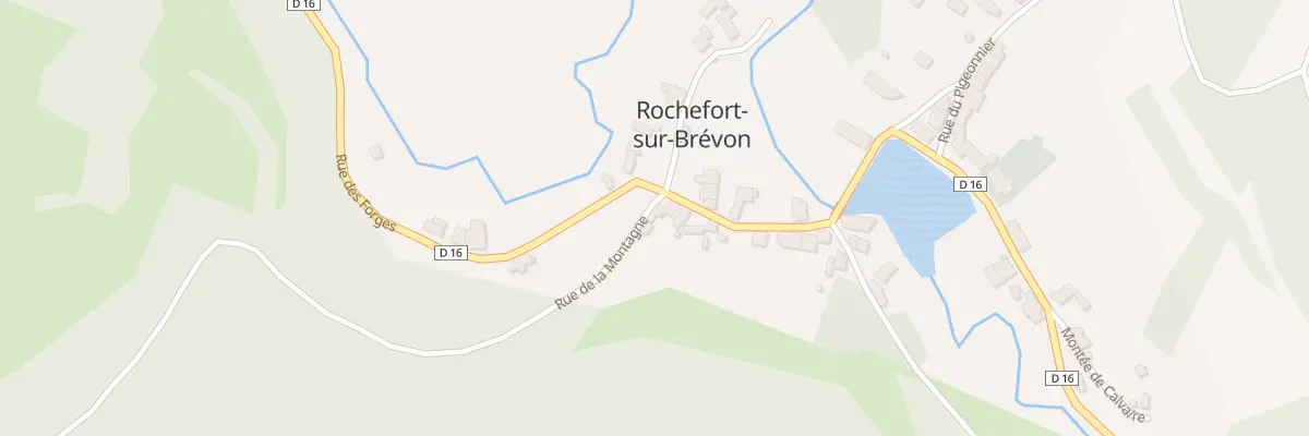Plan du 9 Rue des Forges à Rochefort-sur-Brévon