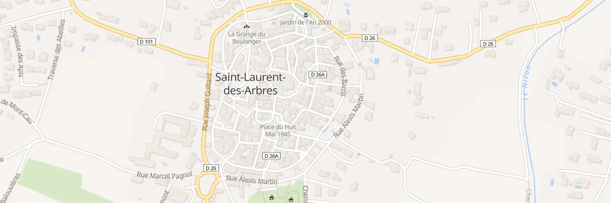 Plan du 19 Pl La Placette à Saint-Laurent-des-Arbres