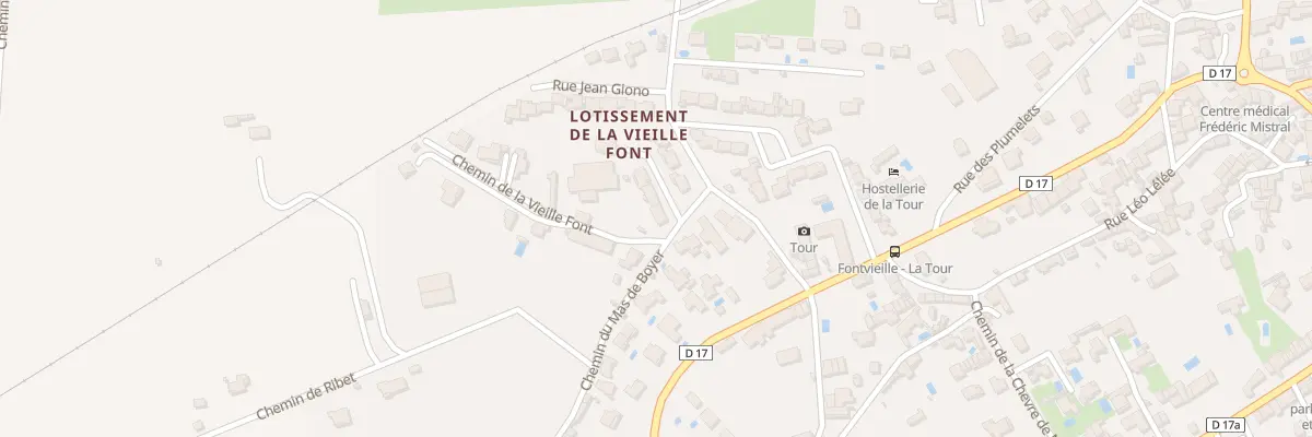 Plan du 16 Lot La Vieille Font à Fontvieille