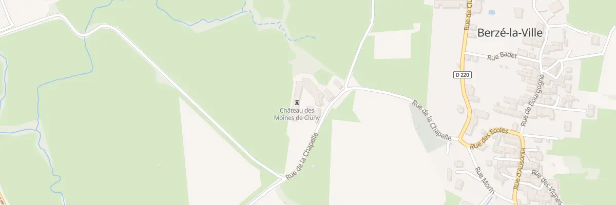 Plan du 5076 Chateau des Moines à Berzé-la-Ville