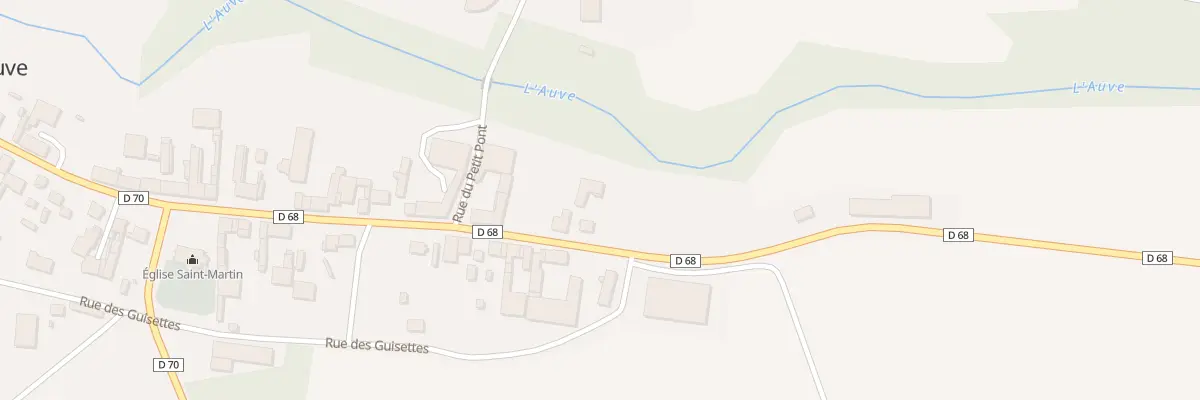 Plan du 27 Rue St Martin à Auve