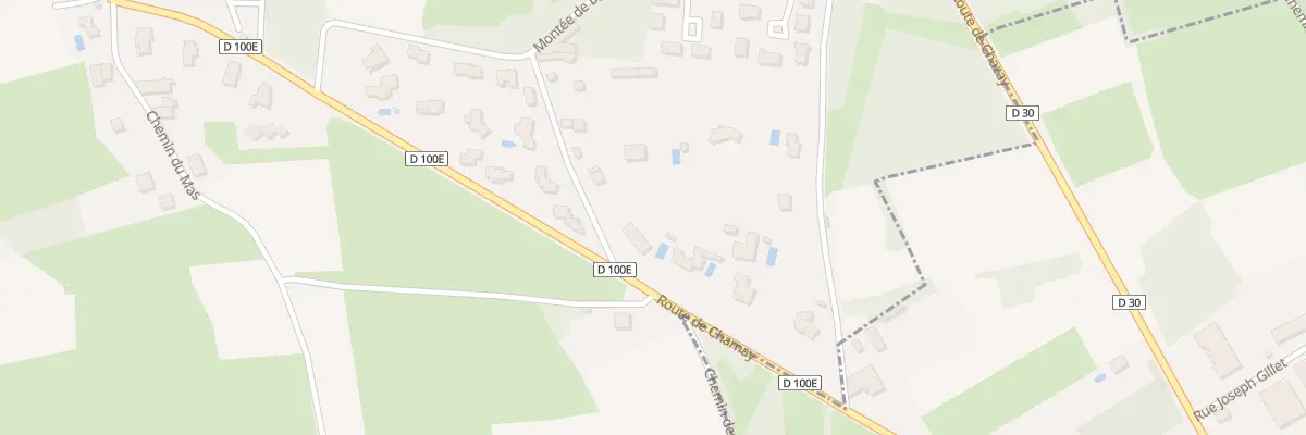 Plan du 55 Che des Champs Fleuris à Morancé