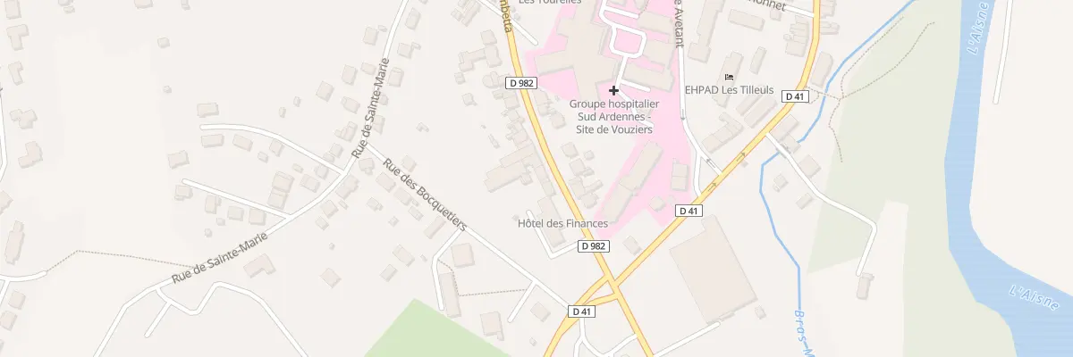 Plan du 82 Rue Gambetta à Vouziers