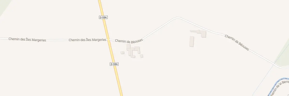 Plan du 9004 Les Beousses à Donzère