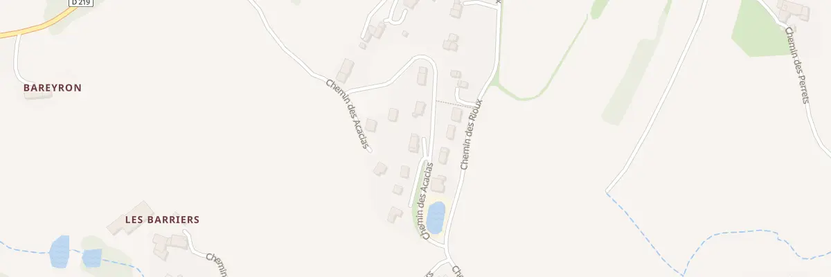 Plan de Pierretru à Boffres