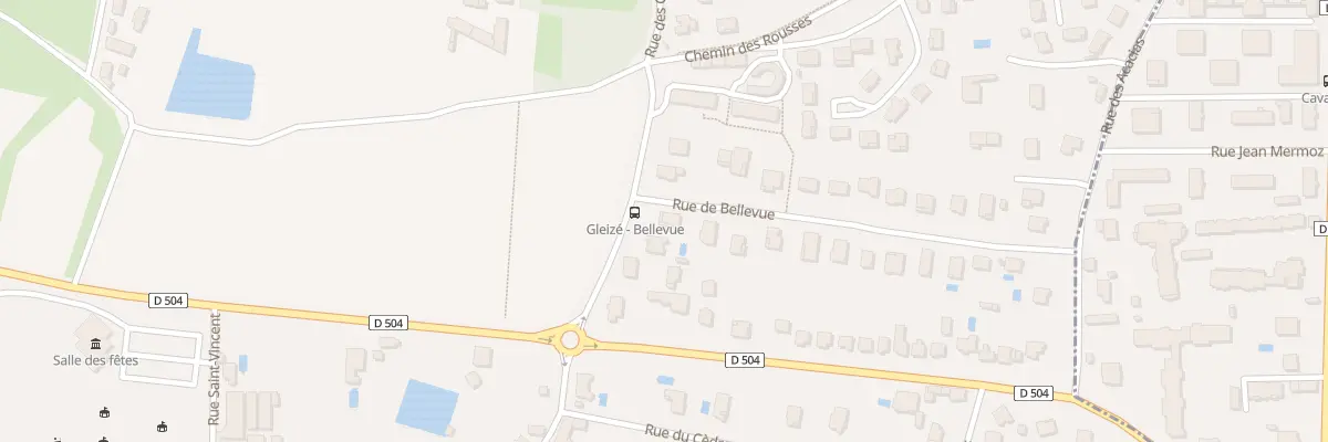 Plan du 23 Rue de Bellevue à Gleizé