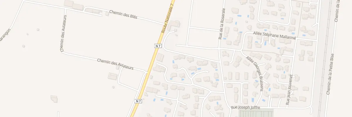 Plan du 9 Rue Joseph Lacaze à Pierrelatte