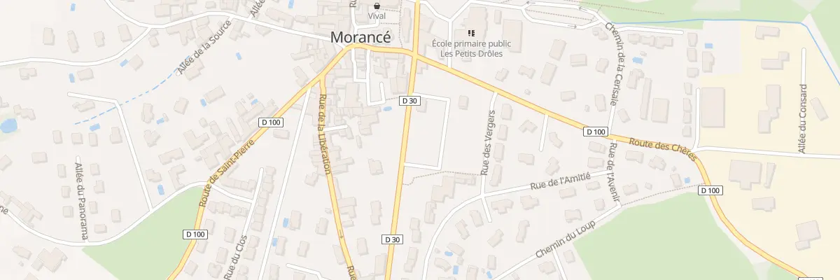 Plan du 78 Rue des Pierres Dorées à Morancé