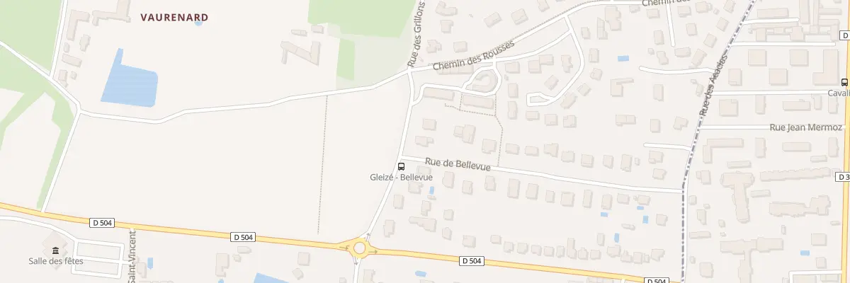 Plan du 22 Rue de Bellevue à Gleizé