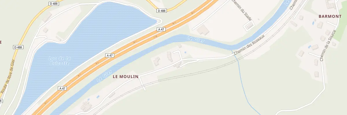 Plan du 6 Che des Roseaux à Saint-Romain-en-Gier