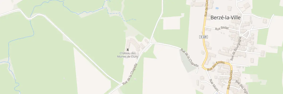 Plan du 5075 Chateau des Moines à Berzé-la-Ville