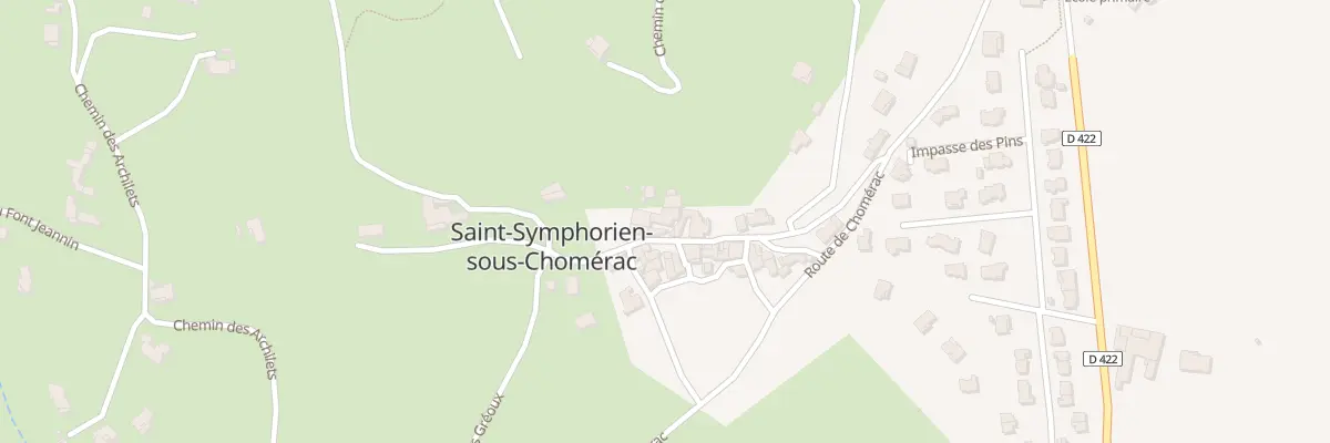 Plan du 14 Rue des Chazettes à Saint-Symphorien-sous-Chomérac
