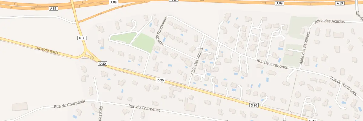 Plan du 70 Rue de Fontbonne à La Tour-de-Salvagny