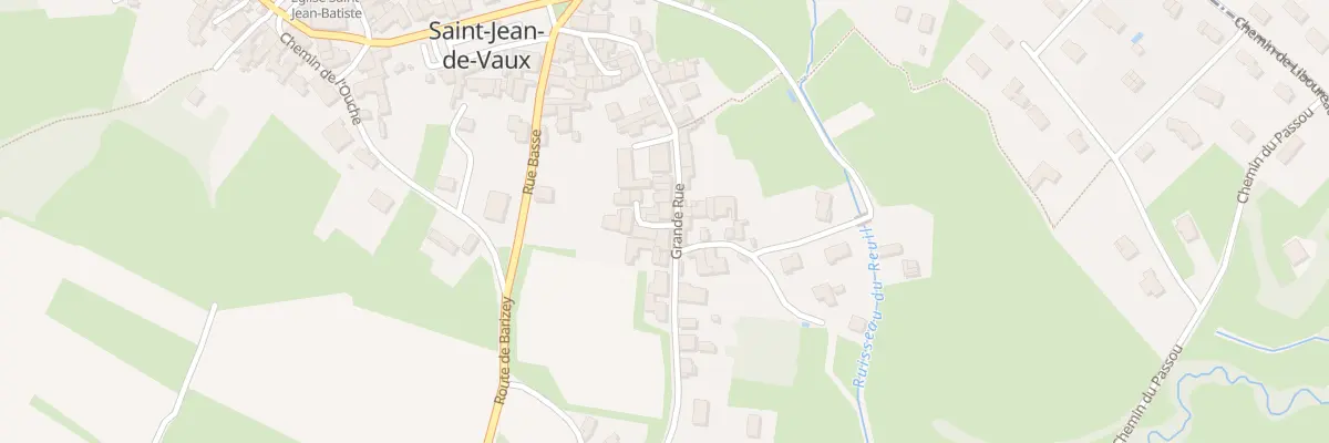 Plan du 22 Gr Grande Rue à Saint-Jean-de-Vaux