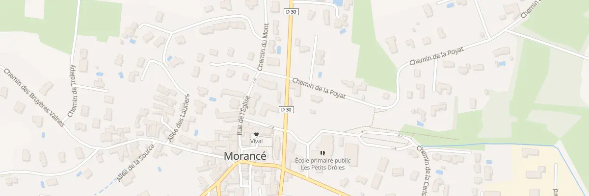 Plan du 135 Rte de Lucenay à Morancé