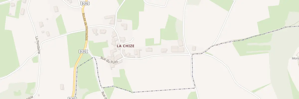 Plan du 23 Rue de la Chize à Milly-Lamartine