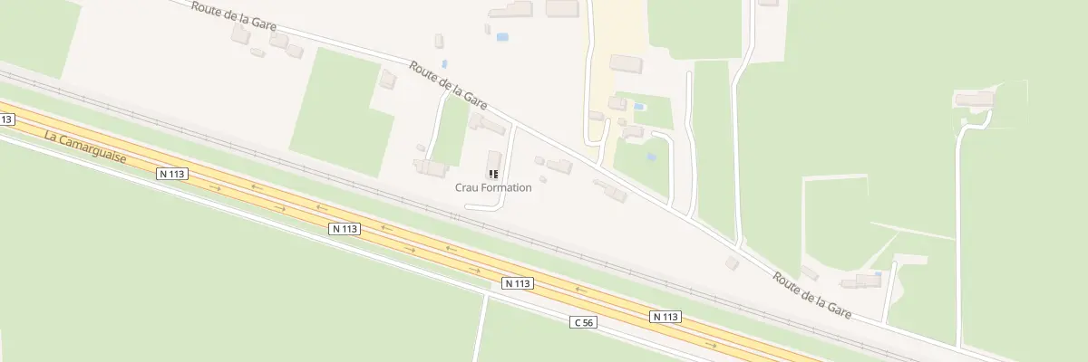 Plan du 684 Rte de la Gare Raphele à Arles
