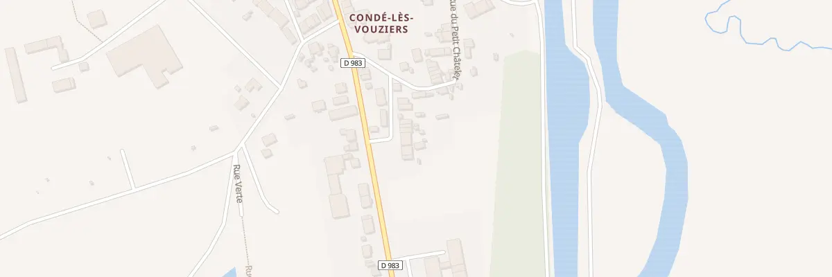 Plan du 6 Rue du Grand Châtelet à Vouziers