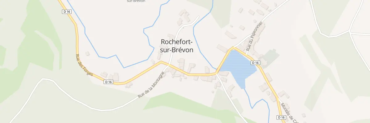 Plan du 2 Imp du Lavoir à Rochefort-sur-Brévon
