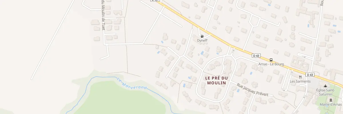 Plan du 126 Rue Jean de la Fontaine à Arnas